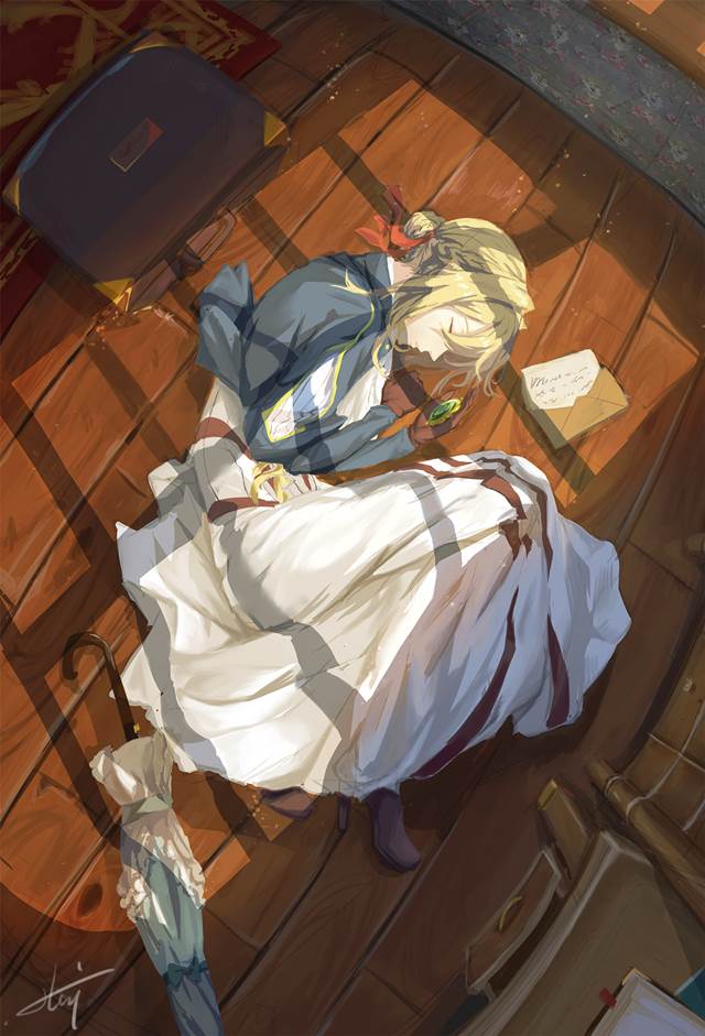 紫罗兰永恒花园, Violet, 薇尔莉特·伊芙加登, 紫罗兰永恒花园 100收藏, 紫罗兰永恒花园 1000收藏