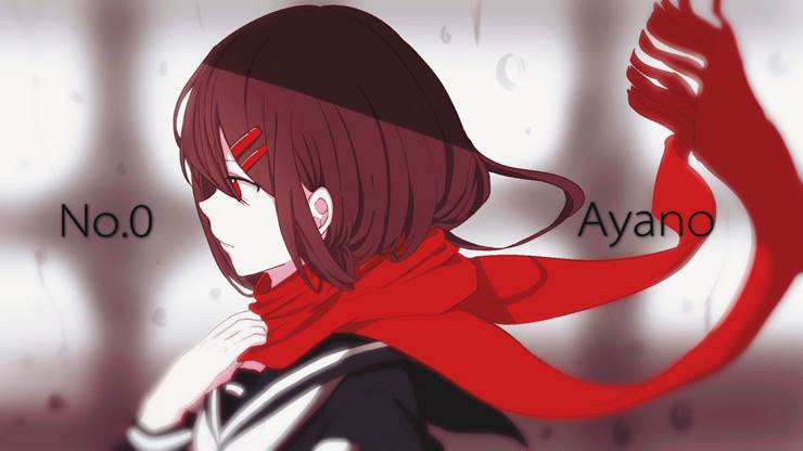 Ayano|插画师浅蓝bluesky的楯山文乃插画图片