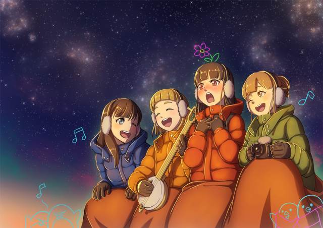 二次创作, 比宇宙更远的地方, A Place Further than the Universe, Yuzuki Shiraishi, Mari Tamaki, Shirase Kobuchizawa, Hinata Miyake, youth