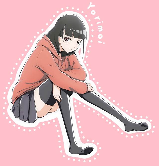 beautiful people, 女孩子, 抱膝坐, A Place Further than the Universe, 比宇宙更远的地方, Shirase Kobuchizawa