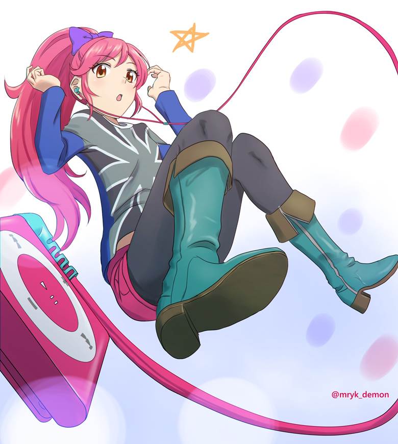 偶像活动！, 音城赛拉, jump, 靴子, Aikatsu 100+ bookmarks, 马尾