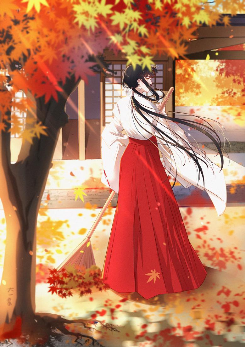 太美了,桔梗,犬夜叉,黑发图片