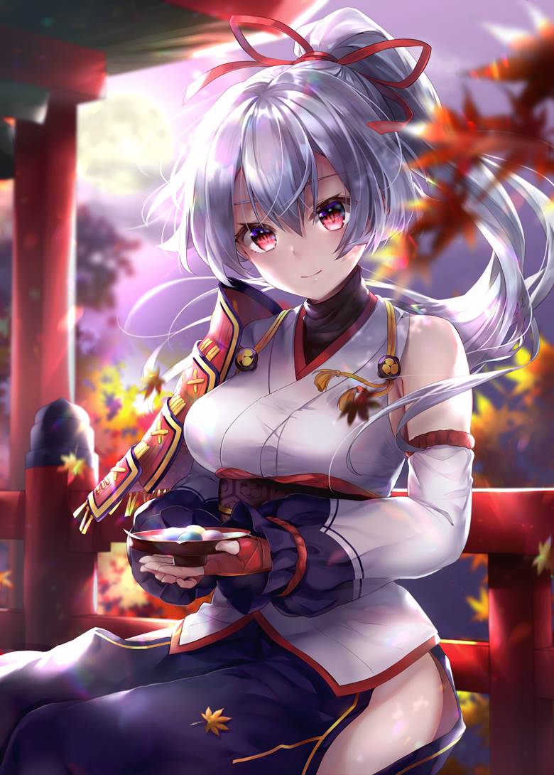 巴御前, autumn leaves, Fate/GO1000users加入书籤, 巴御前（Fate）, Fate/GO500users加入书籤