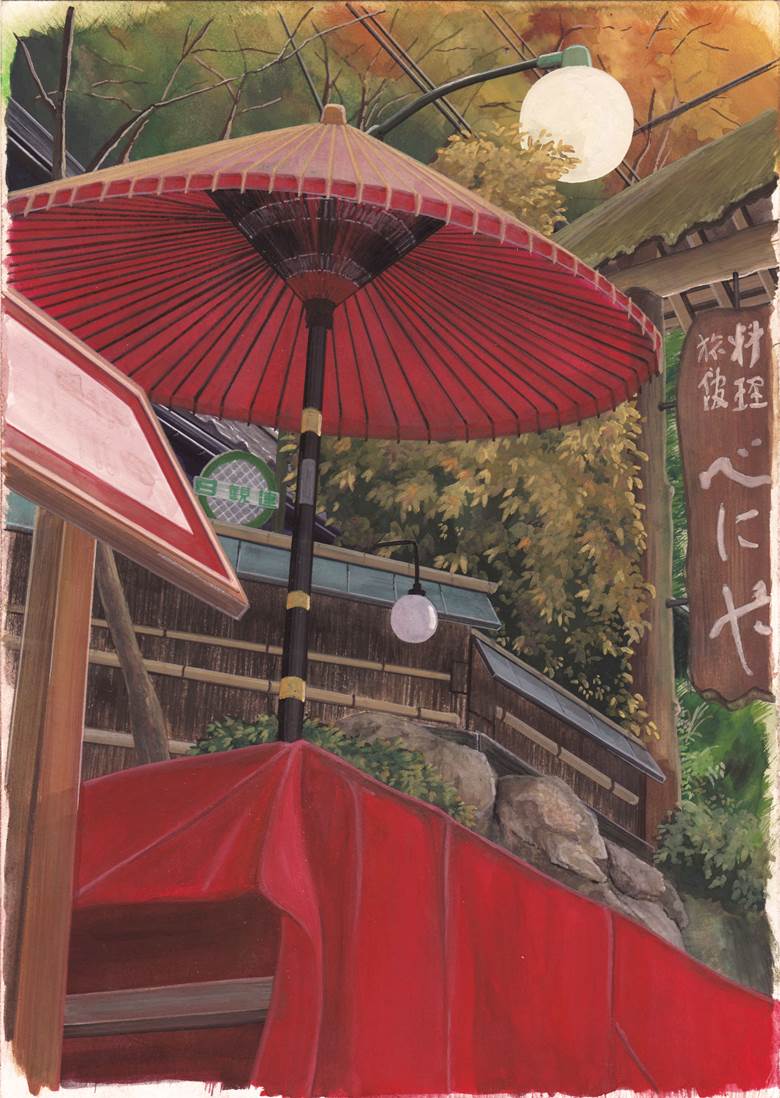 原创, 风景, background, 手绘, hand-drawn, watercolor, background art, autumn