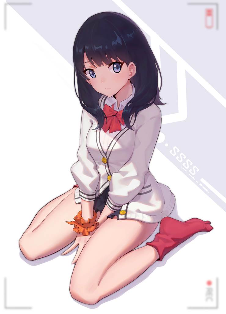 ,女孩,鸭子坐,宝多六花,制服图片