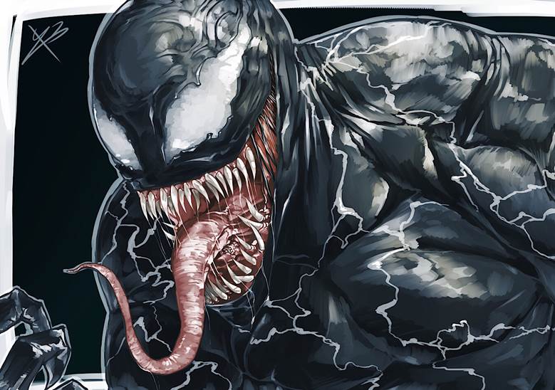 ヴェノム|りーや的毒液Venom同人插画图片