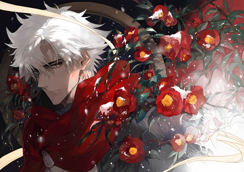 卫宫（assassin）, Fate/Grand Order 500+ bookmarks, camellia flower