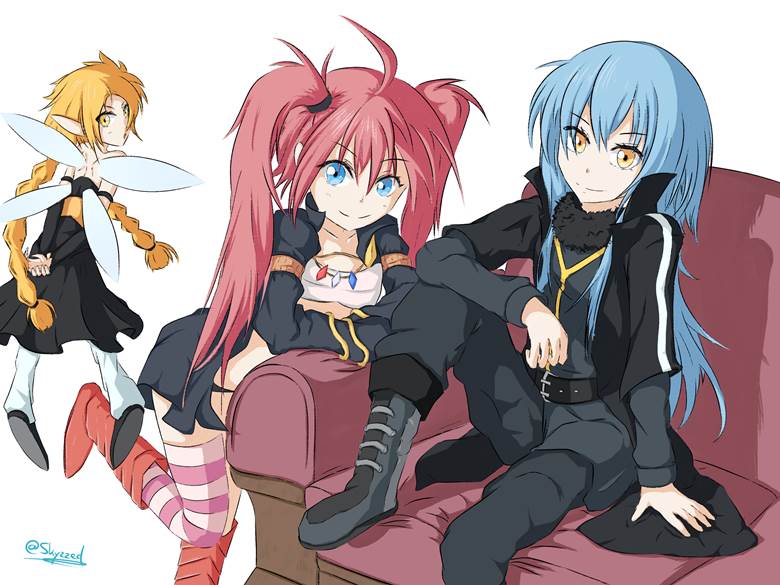 史莱姆, That Time I Got Reincarnated as a Slime, 关于我转生变成史莱姆这档事, 米莉姆·纳瓦, Milim, Ramilis, Rimuru