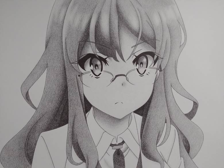 双叶理央-thu-的青春猪头少年不会梦到兔女郎学姐插画图片