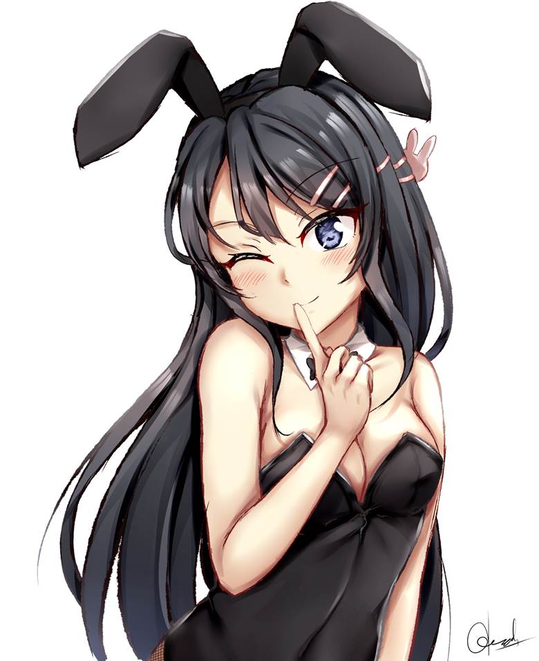 Bunny Senpai|插画师Chr的可爱兔女郎插画图片