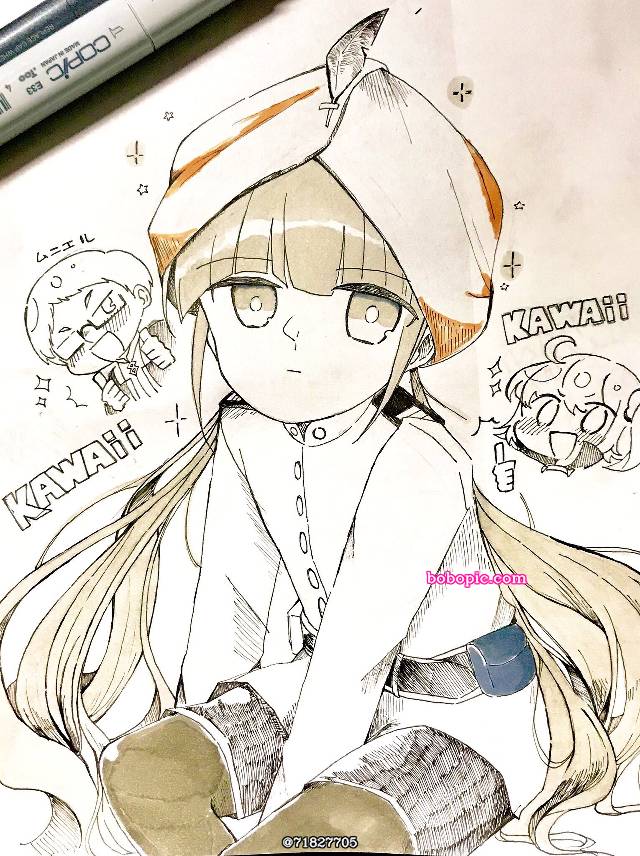 一张FGO,妮莫,队长绘画图片