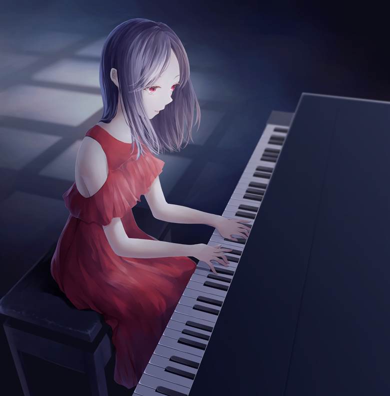 Clair de lune|yukkering的弹钢琴pixiv插画图片