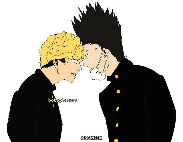 三橋貴志,今日から俺は!!,伊藤健太郎,伊藤健太郎(俳優),伊藤真司,我是大哥大,描いてみた,賀来賢人图片