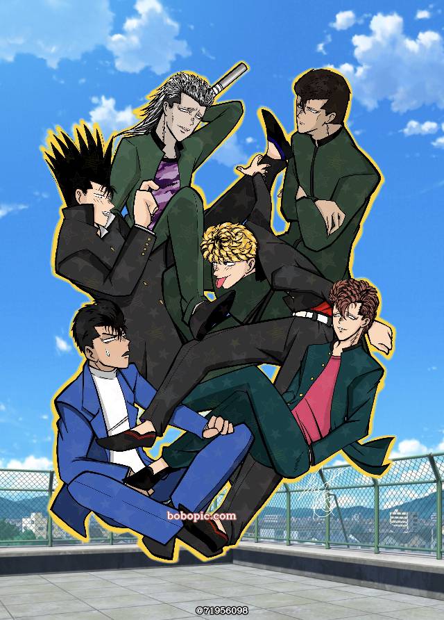 三橋貴志,中野誠,五十嵐兄弟,今井勝俊,今日から俺は!!,今日から俺は!!100users入り,今日俺,伊藤真司,我是大哥大,片桐智司,相良猛图片