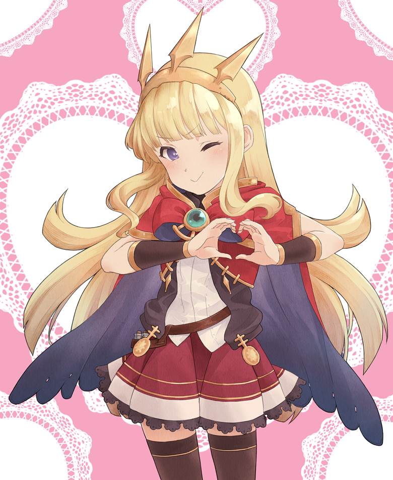 碧蓝幻想, Cagliostro (Granblue), 双手比心, 眼睛爱心, 碧蓝幻想100收藏