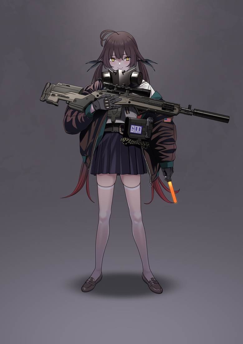 少女前线, Girls' Frontline, 少女前线, T-Doll with a gun, M14（少女前线）, altered attire