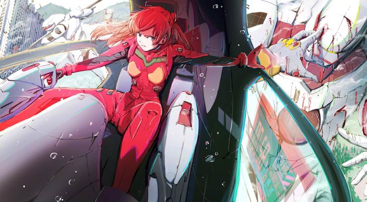 新世纪福音战士, 明日香, 惣流·明日香·兰格雷, 式波·明日香·兰格雷, 新世纪福音战士, Mass Production Evangelion, plugsuit, EVA 5000收藏