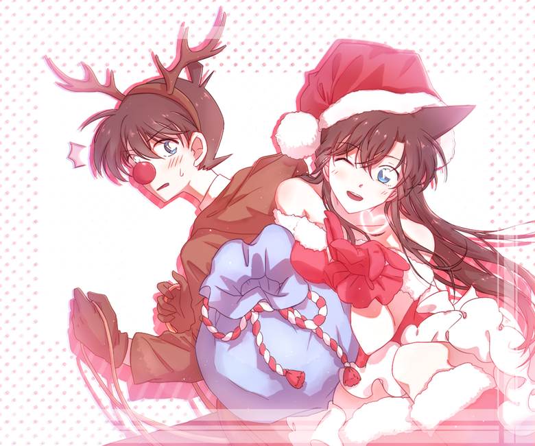 Merry Christmas|GasaiSanae的名侦探柯南插画图片
