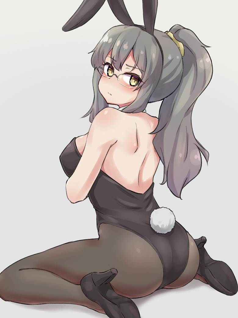 Rascal Does Not Dream of Bunny Girl Senpai, Rascal Does Not Dream of Bunny Girl Senpai, Rio Futaba, bunny girl, ponytail, Rascal Does Not Dream Series, w sitting