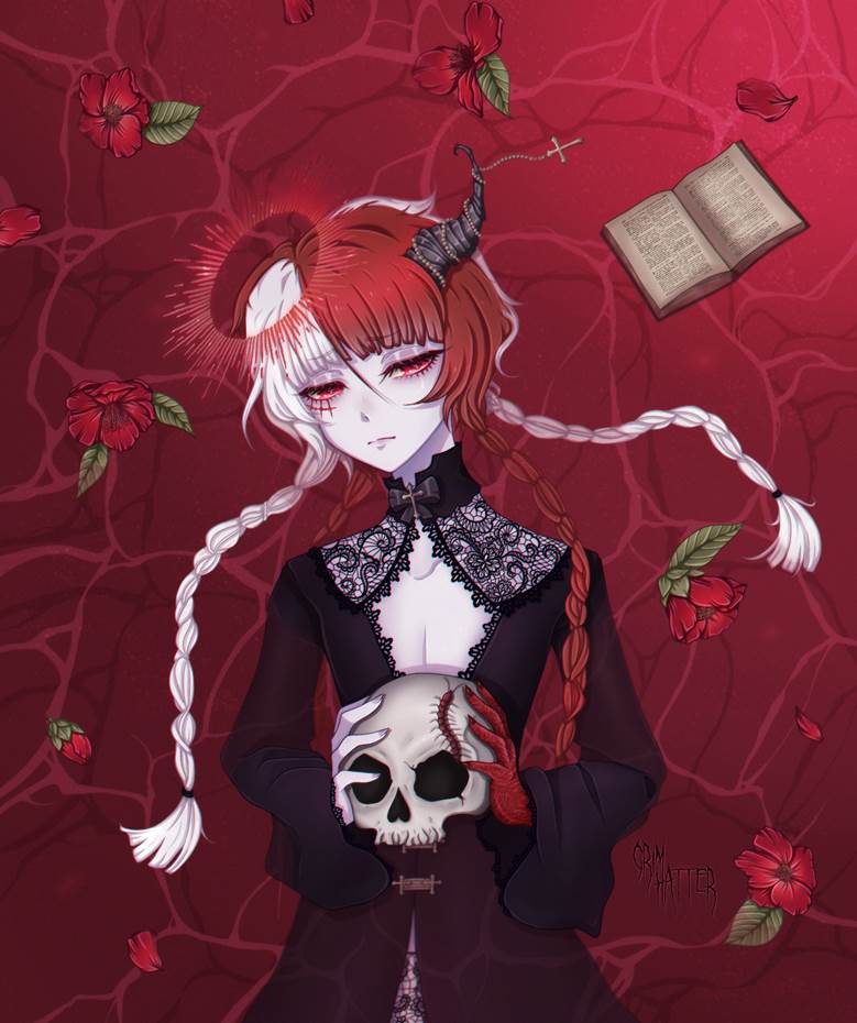 原创, 恐怖, blood, 恶魔, angel, 怪诞, 洛丽塔, 可爱, 哥特萝莉