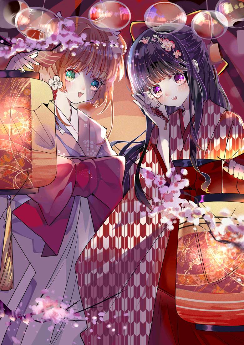 Happy New Year, girl, Sakura Kinomoto, Cardcaptor Sakura, Sakura Kinomoto, Tomoyo Daidoji, CLAMP 100+ bookmarks