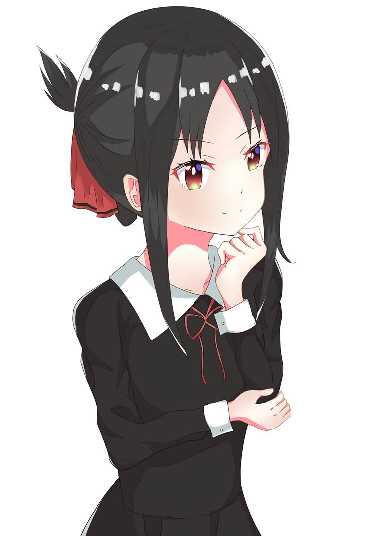 辉夜大小姐想让我告白~天才们的恋爱头脑战~, 四宫辉夜, 黑色连衣裙, string ribbon