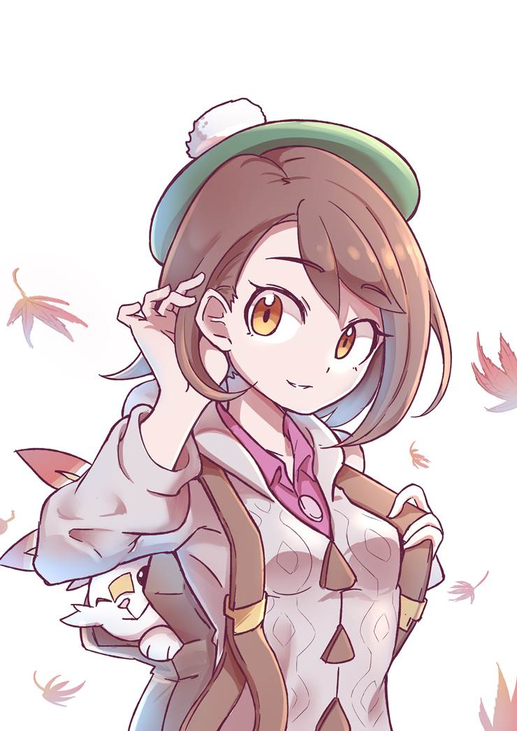 女孩子, 宝可梦人类角色, 炎兔儿, Female Protagonist(Sword/Shield), 宝可梦剑盾, 精灵宝可梦, Pokemon 100+ bookmarks, Pokémon 1000+ bookmarks, 悠莉（训练家）
