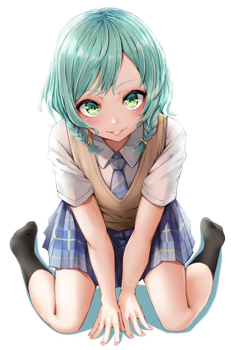 冰川日菜, BanG Dream!, 鸭子坐, 脚底, 着袜足底, 美甲