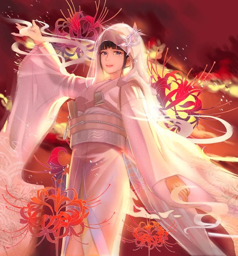 濡鸦之巫女, 白无垢, Ouse Kurosawa, lycoris radiata, 眼泪