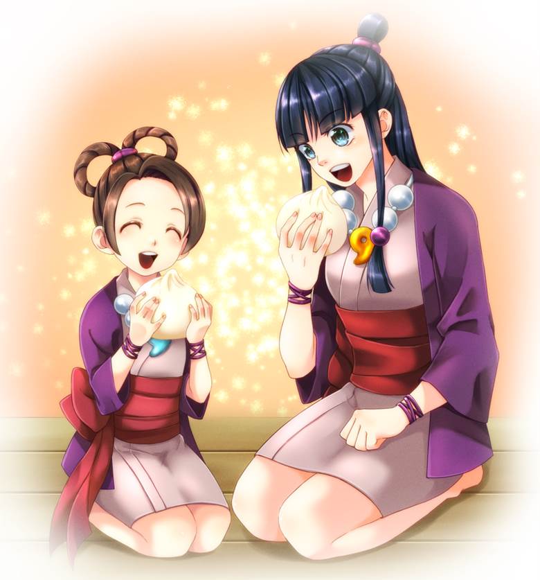 ace attorney,Maya Fey,Pearl Fey, - ささざと'illustration - PixivBox