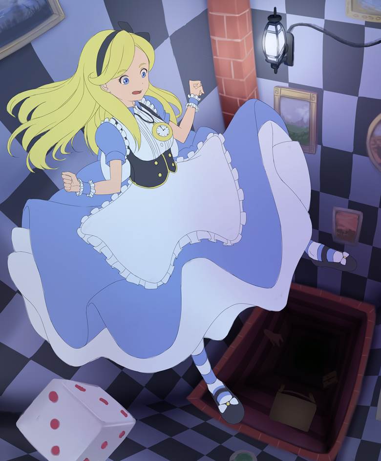 爱丽丝, 金发, 爱丽丝梦游仙境