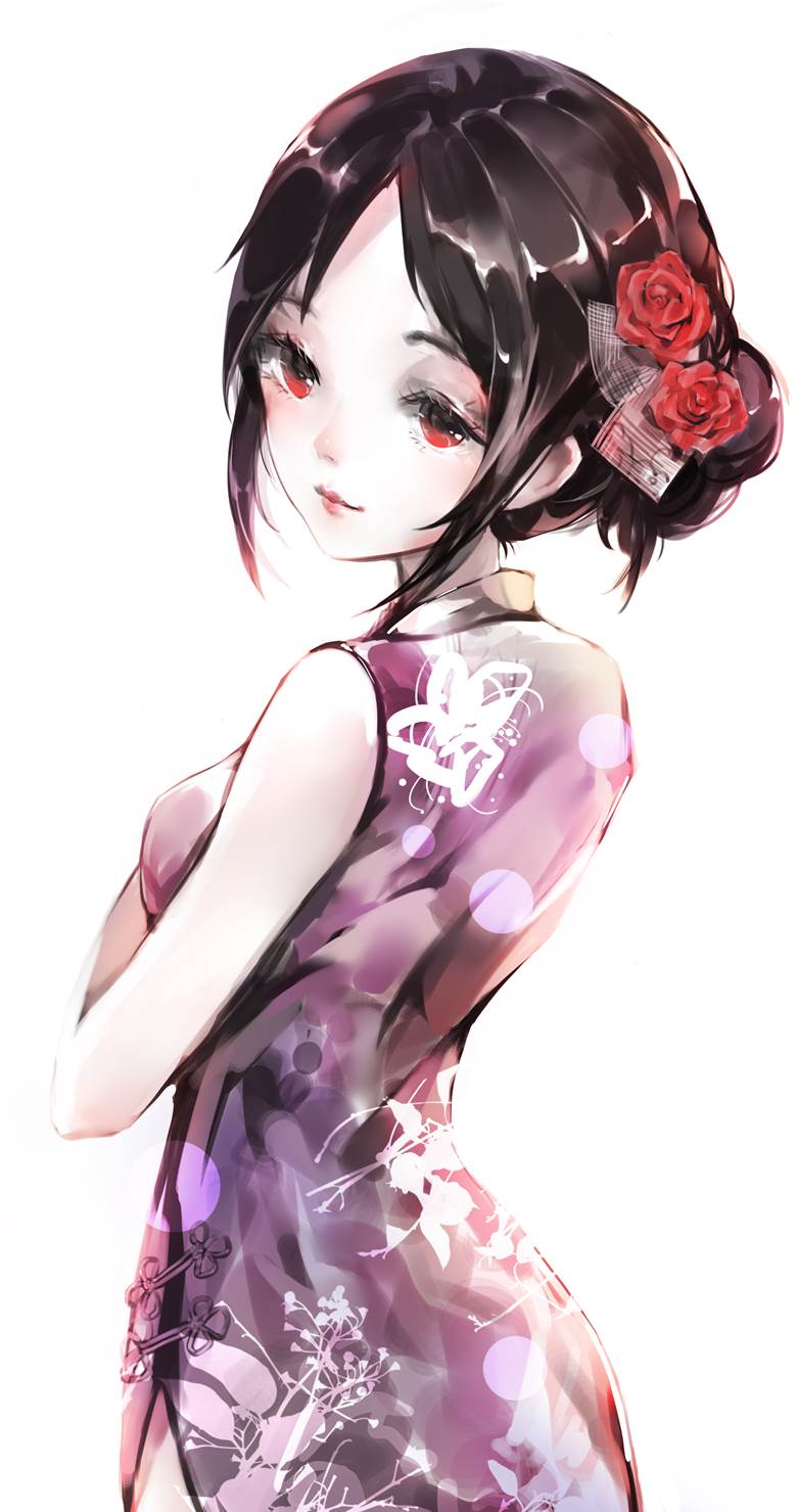 Kaguya-Sama: Love is War, Kaguya Shinomiya, yandere, cheongsam, Kaguya-sama: Love is War 100+ bookmarks