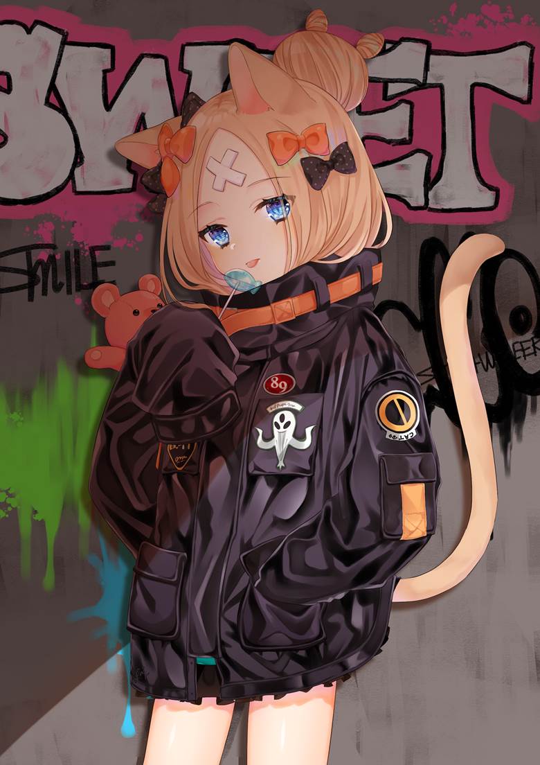 阿比盖尔·威廉姆斯（Fate）, Abby, 英灵旅装, cat ears, Fate/GO100users加入书籤, graffiti