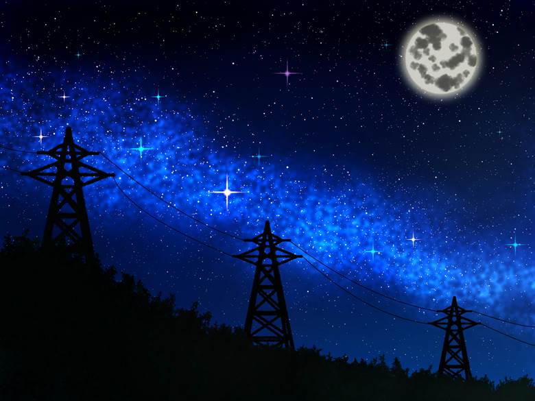 夜は美しい|青原匠的银河星空P站插画图片