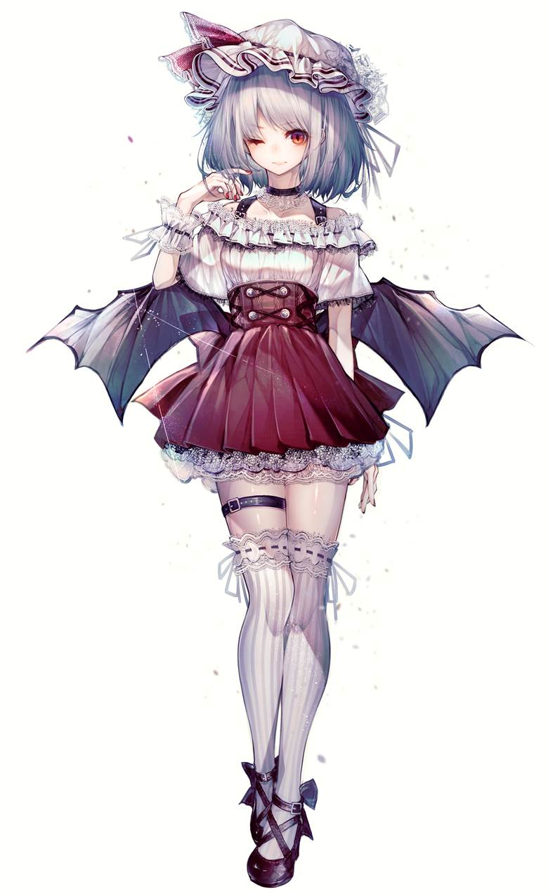 蕾米莉亚·斯卡蕾特, 东方Project, 裙子, Touhou Project 5000+ bookmarks, Legs of Touhou girls