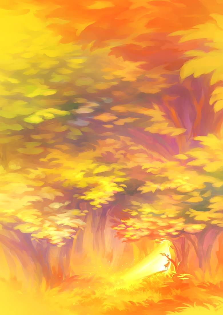 风景, forest, young girl, background