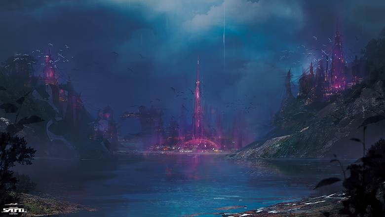 violet castle|えすてぃお的Pixiv高清风景插画图片