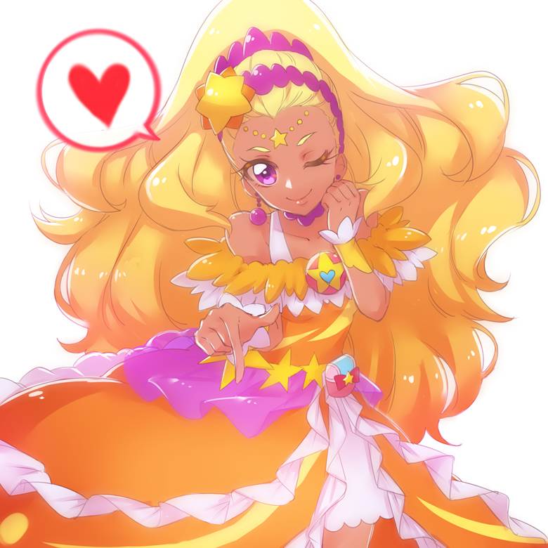 precure, Cure Soleil, Star Twinkle PreCure, Star Twinkle PreCure 100+ bookmarks, Elena Amamiya, so cute, yellow Cure