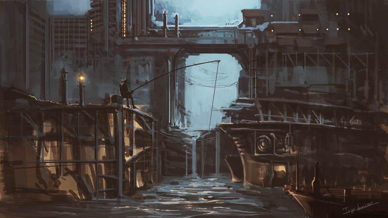 scenery, background, original, ruins, city, scenery 100+ bookmarks