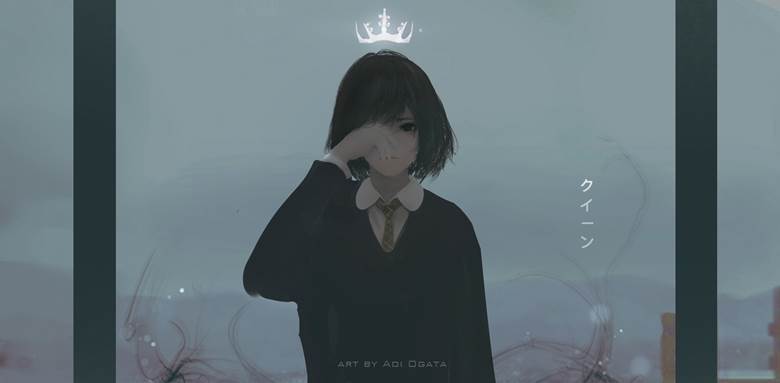Queen|AoiOgata的波波头女孩pixiv插画图片