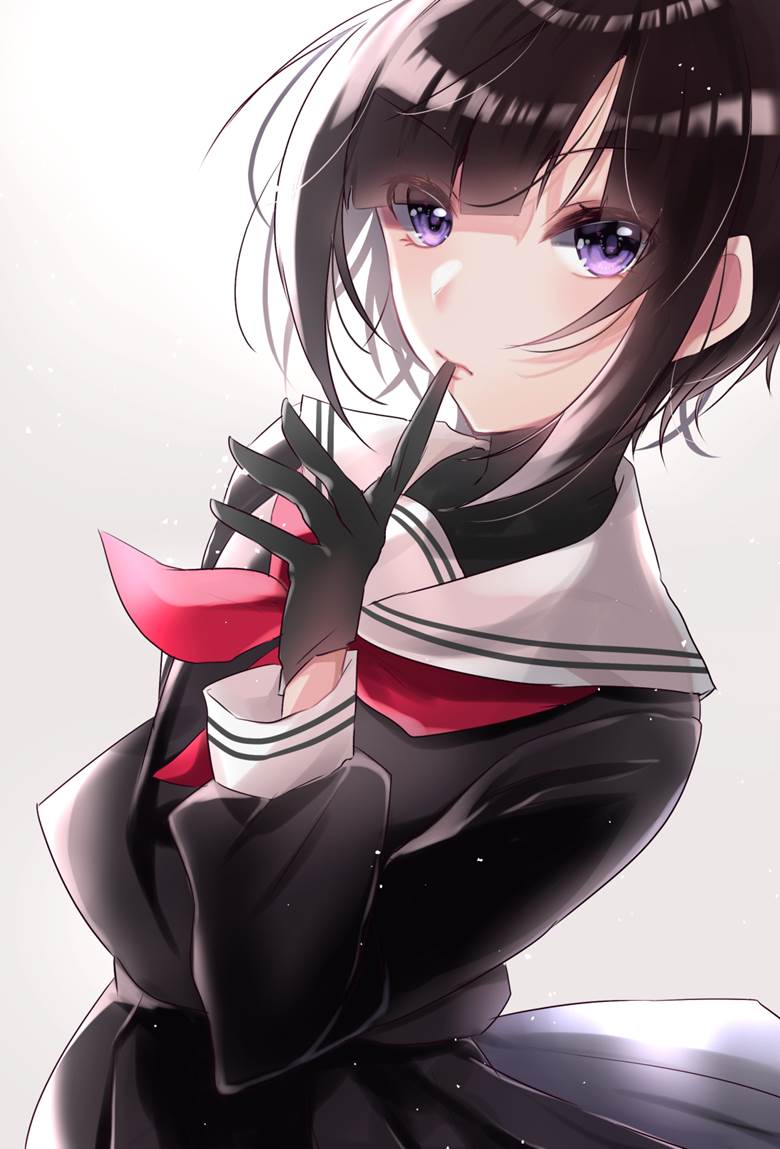 The Idolmaster: Cinderella Girls, Chiyo Shirayuki, The Idolmaster 500+ bookmarks, black sailor uniform