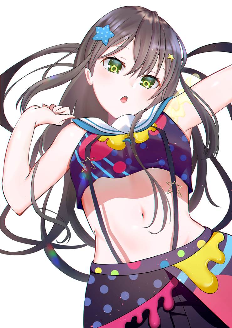BanG Dream! Girls Band Party!, Tae Hanazono, bellybutton, BanG Dream! 100+ bookmarks