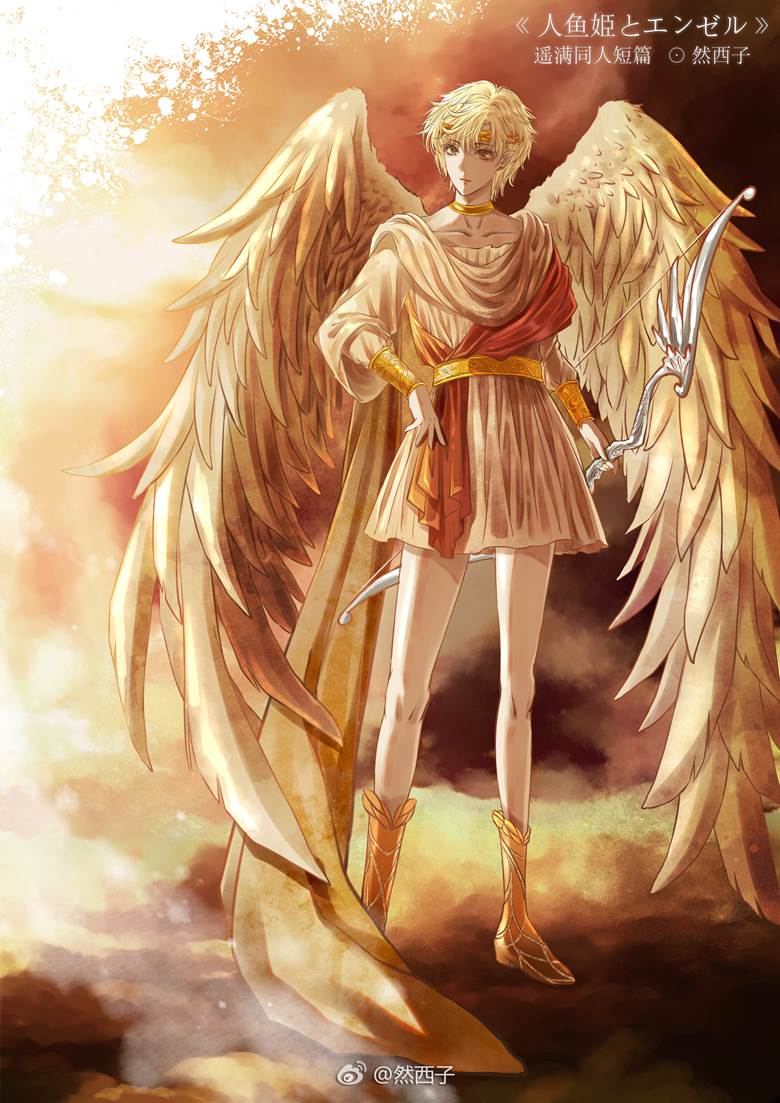 天使haruka|然西子的美少女战士插画图片