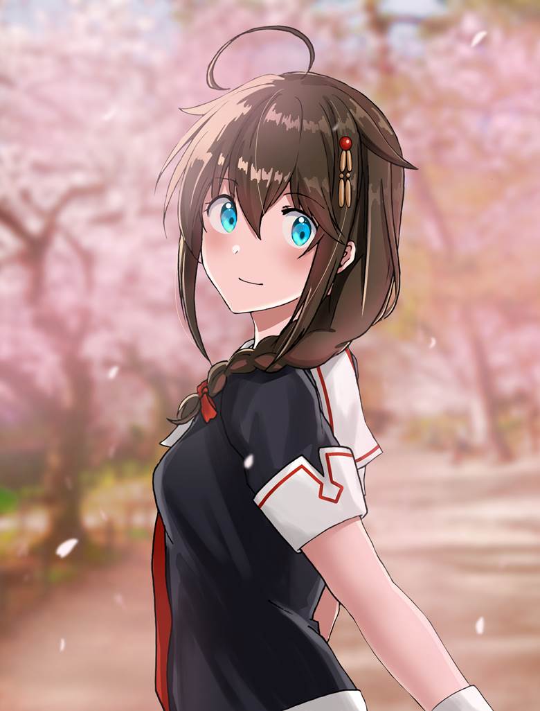 时雨, Shigure Kai Ni, 樱, 舰C, 舰队collection, Kantai Collection/KanColle, 时雨（舰队收藏）, Shiratsuyu-Class, admiral love