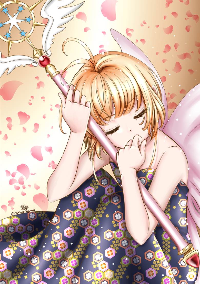眠りsakurachan84的魔卡少女樱插画图片