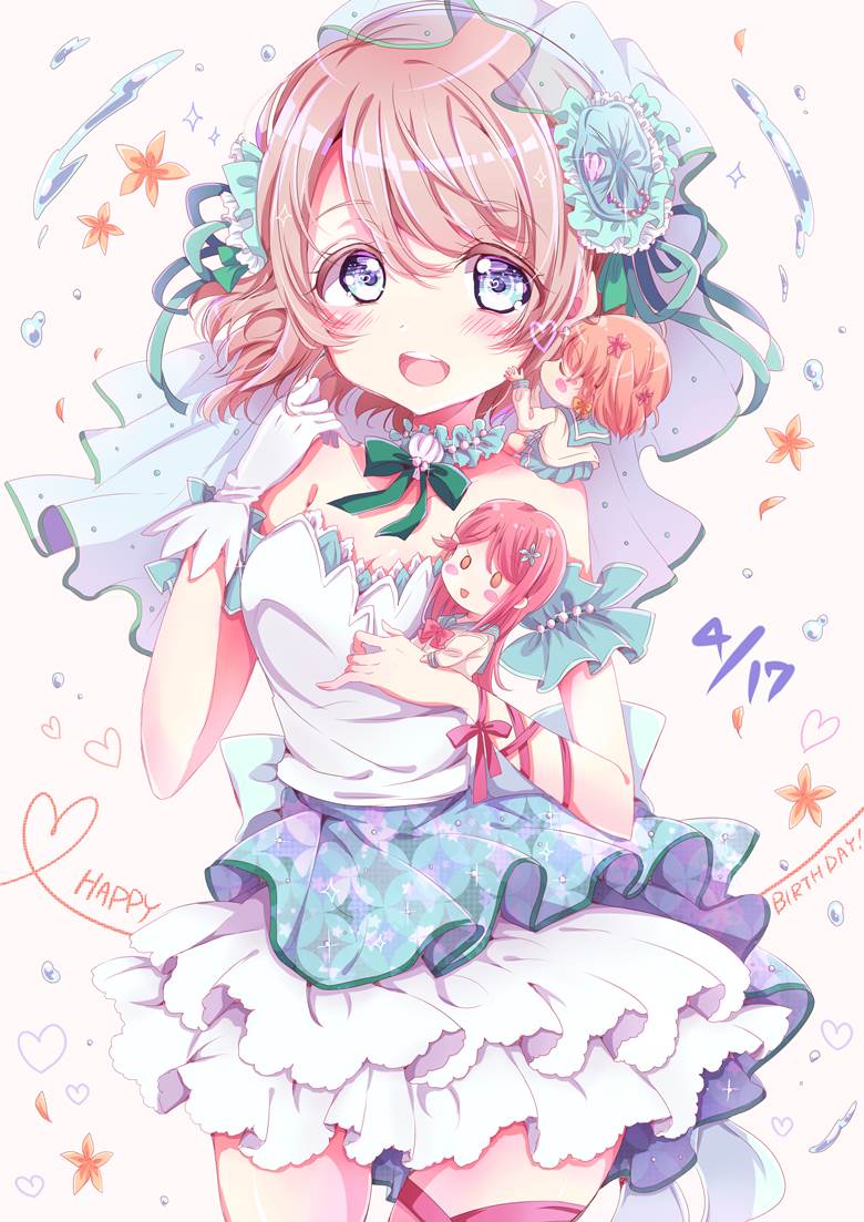 Love Live!, LoveLive! Sunshine!!, 渡边曜, Happy Birthday You Watanabe 2019, 婚纱, Love Live! 500+ bookmarks