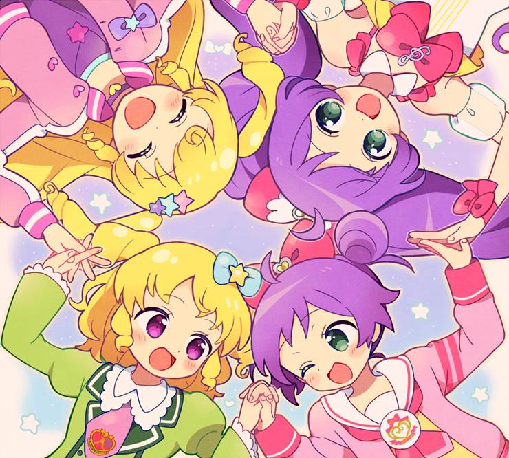 PriPara,Idol Time PriPara,Manaka Laala,Yui Yumekawa,hand in hand,before ...