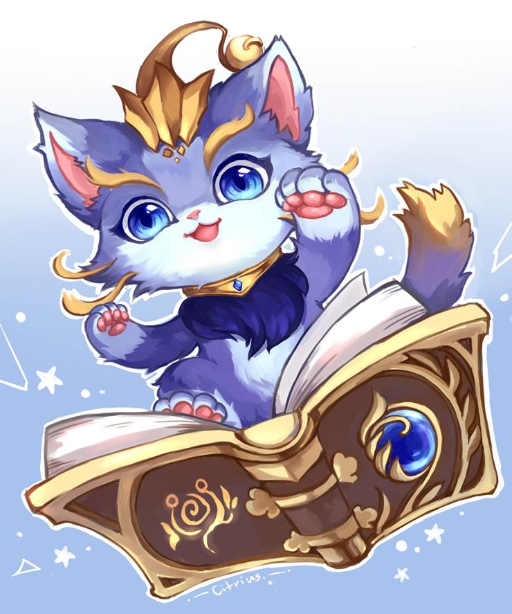 doodle, Yuumi, LOL furry, 野兽, cat, League of Legends