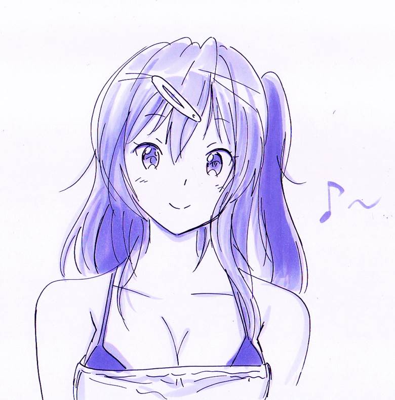 black&white, nibutani shinka, chuunibyou demo koi ga shitai!