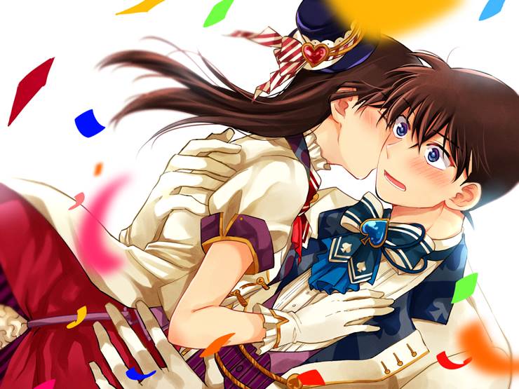 新兰おめでとう名探侦|饴降あめり的名侦探柯南插画图片